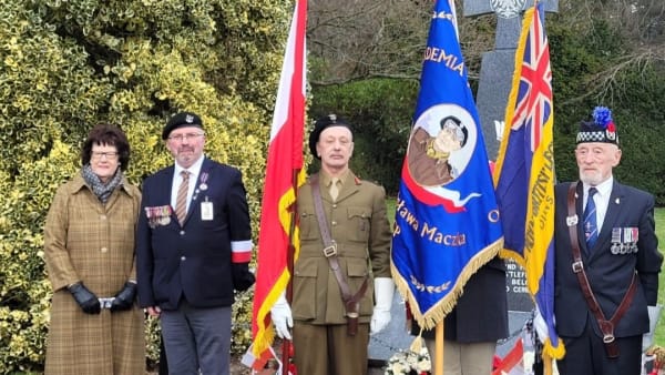 Polish Armoured Division’s 80th anniversary honoured in Duns