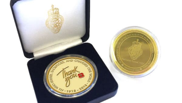 Royal British Legion Scotland Thank You Coin
